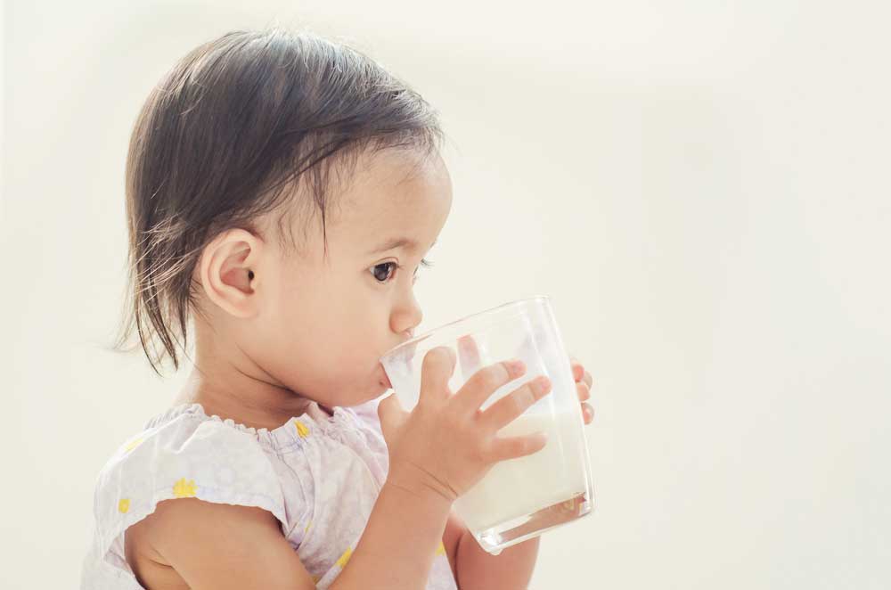 jangan bagi susu bila dekat waktu makan