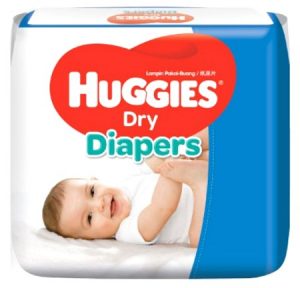 jenama pampers huggies