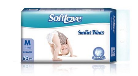 jenama pampers softlove trial pack