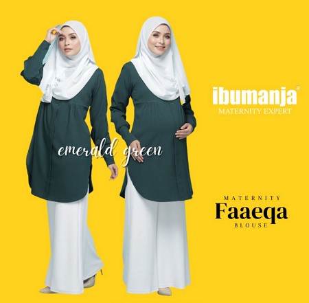 baju mengandung blouse faaeqa