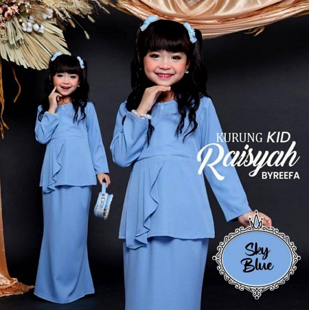 baju kurung moden peplum raisyah