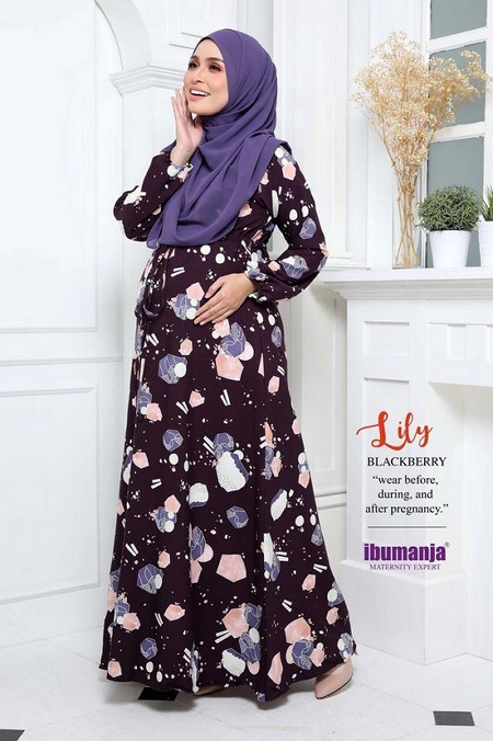 baju mengandung dress lily