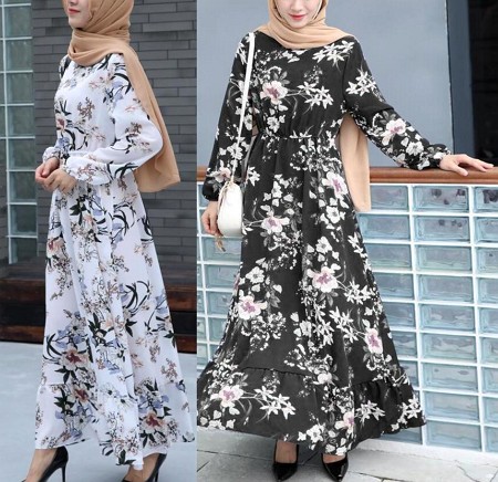baju mengandung jenis floral blouse 02