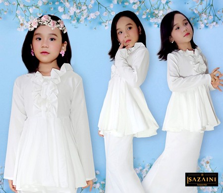 baju peplum raffeley untuk budak