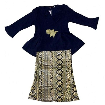 peplum songket untuk budak