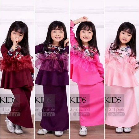 baju kurung peplum tutu doll