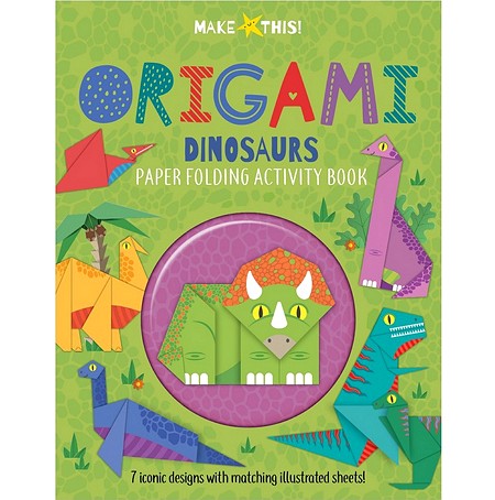 buku origami dinosaur untuk kanak-kanak